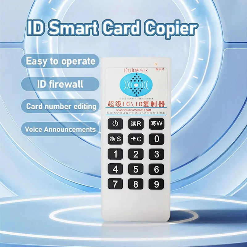 Handheld Frequency 125Khz-13.56MHZ Copier Duplicator Cloner RFID NFC IC Card Reader & Writer Access Tag Duplicator 5577 Card