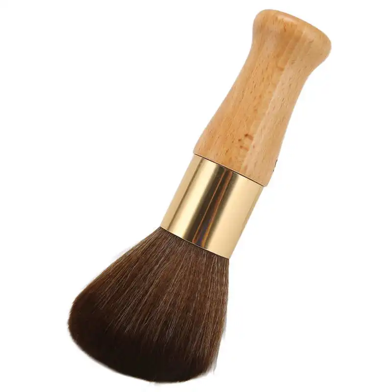 

Barber Neck Duster Brush Skin Friendly ABS Beech Wood Neck Duster for Salon