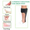 AFO Drop Foot Brace Orthosis for Walking and Exercise, Drop Brace for Men and Women，Black 3