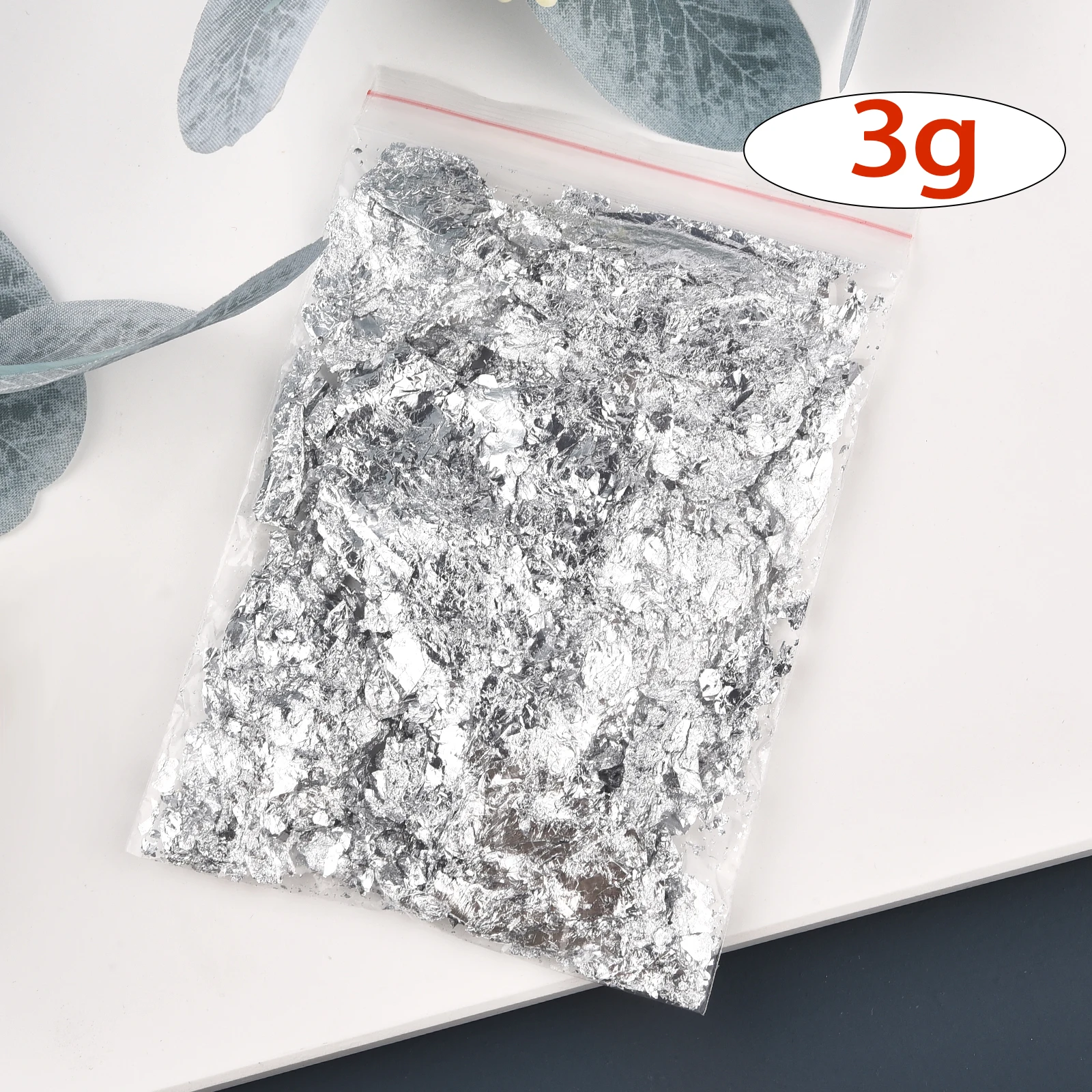 Imitation Metallic Foil Flakes for Crafting and Nail Art Decor