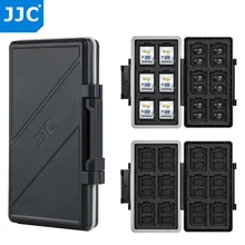 

JJC 36 Slots SD Card Memory Card Case Wallet Holder for 24 TF Micro SD MSD TF+12 SD SDXC SDHC Card Organizer Storage Box Keeper