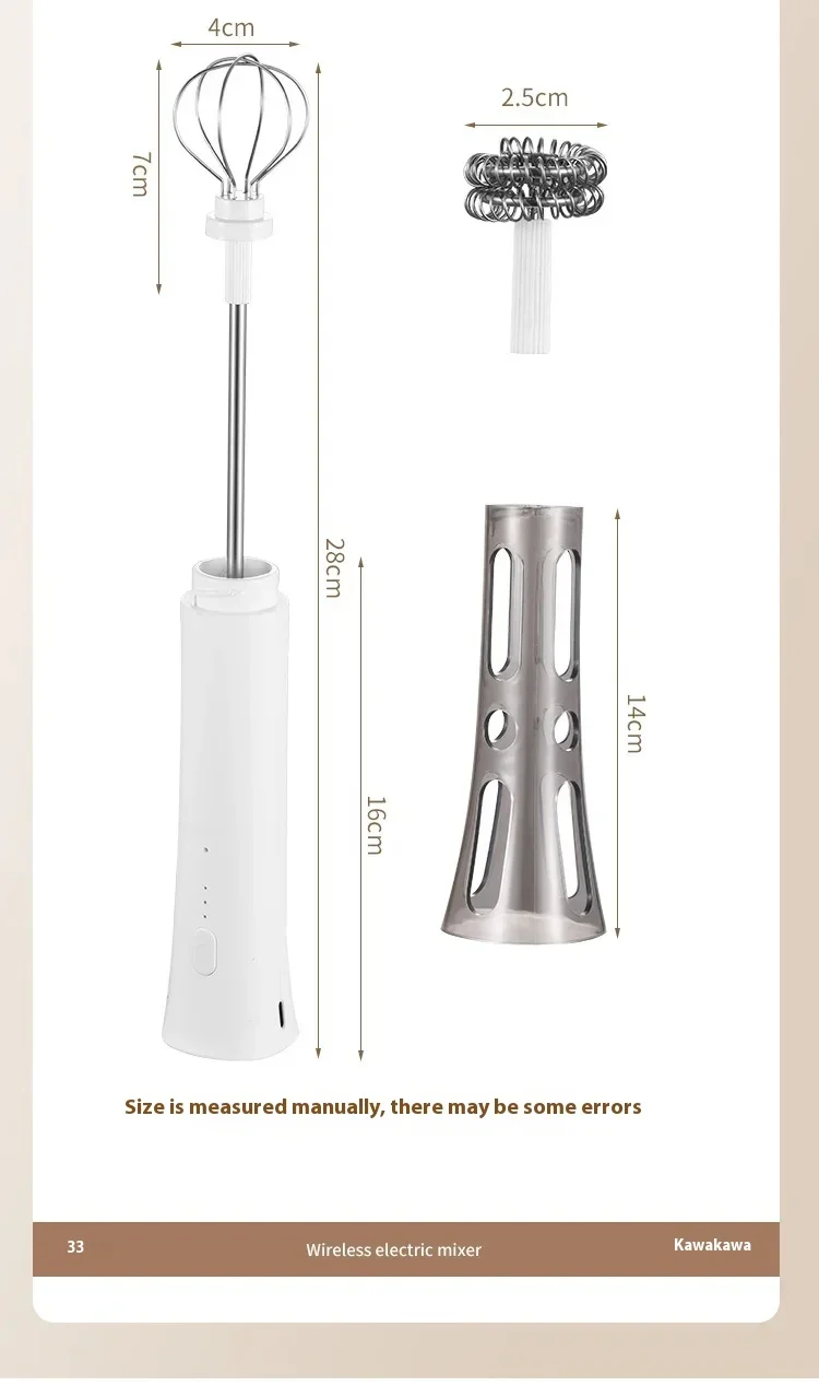 S2d1ce96132384384be5451c7b3c676e3E küchexyz.de Best Price | Fast Delivery |Quality Product Multi functional handheld electric milk frother, rechargeable model, portable coffee frother, household kitchen small egg beater