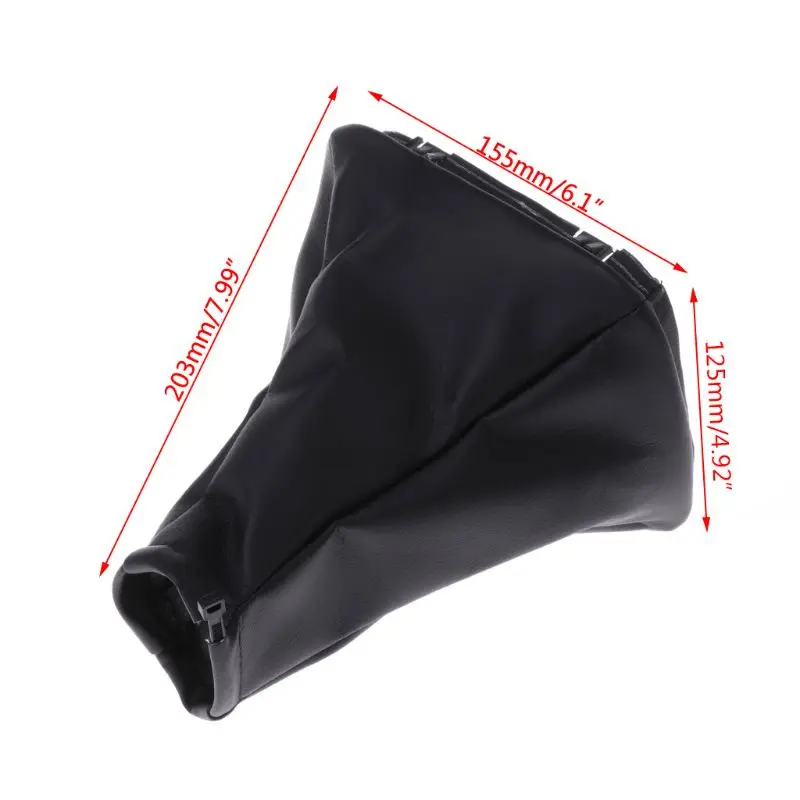 Collar De Cuero Genuino Para Palanca De Cambios De Coche, Cubierta De Perilla De Palanca De