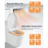 Smart Toilet with Bidet Built in, Smart Bidet Toilet Combo with Heated Seat, Elongate Japanese Electric Toilet Bidet With 2