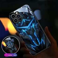 Luminous LED Flash Shockproof Phone Case - Original Call Light with Enhanced Protection for Black Shark 4S (P)