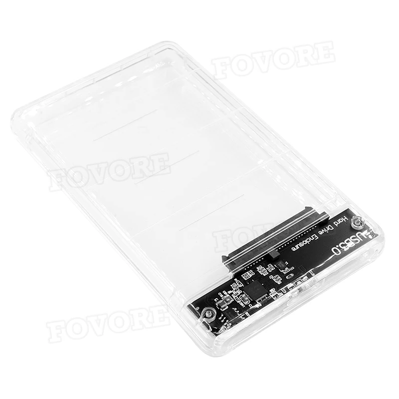 HDD 케이스 2.5 SATA-USB 3.0 어댑터 하드 드라이브 인클로저, SSD 디스크 HDD 박스 케이스, HD 외장 HDD 인클로저