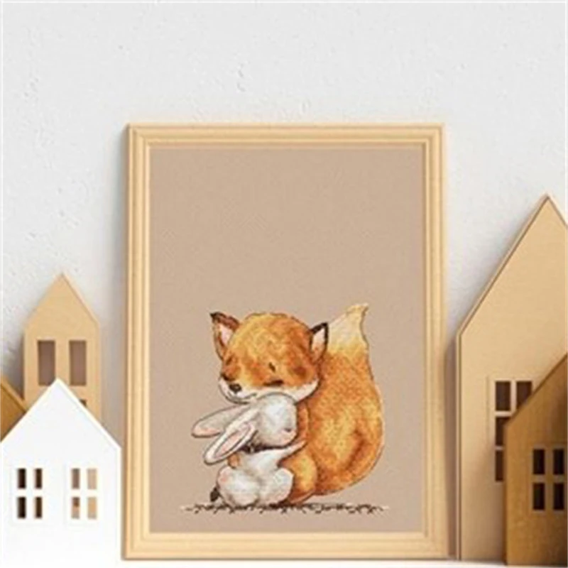 Cross stitch craft kit 6825 hobbies adults embroidery kits christmas village cross stitch embroidery pictures thread