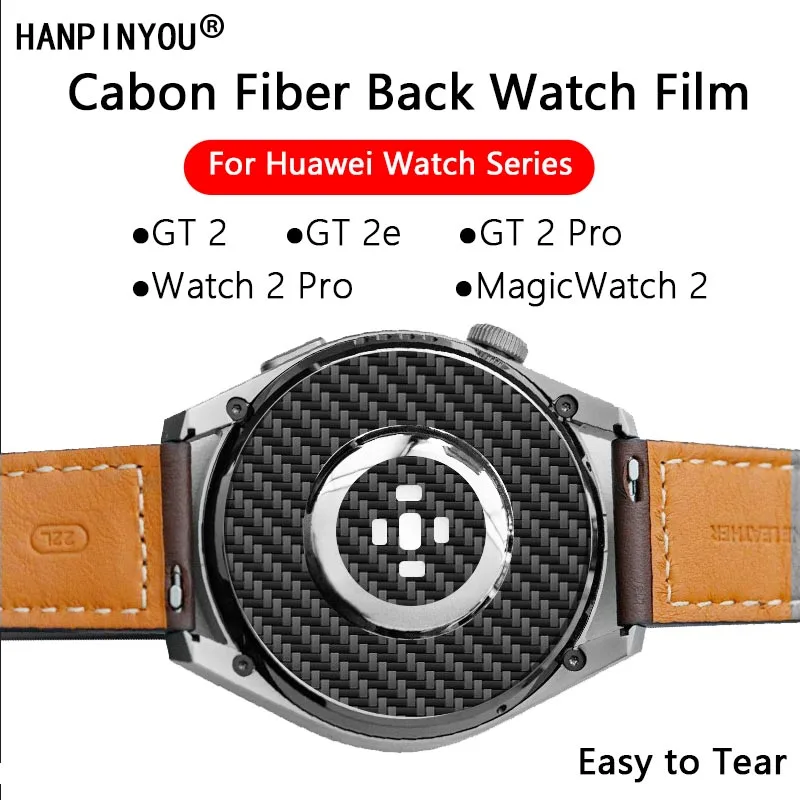 Для Huawei Watch GT 3 2e Pro 42 мм MagicWatch 2 46 мягкая наклейка против царапин из углеродного