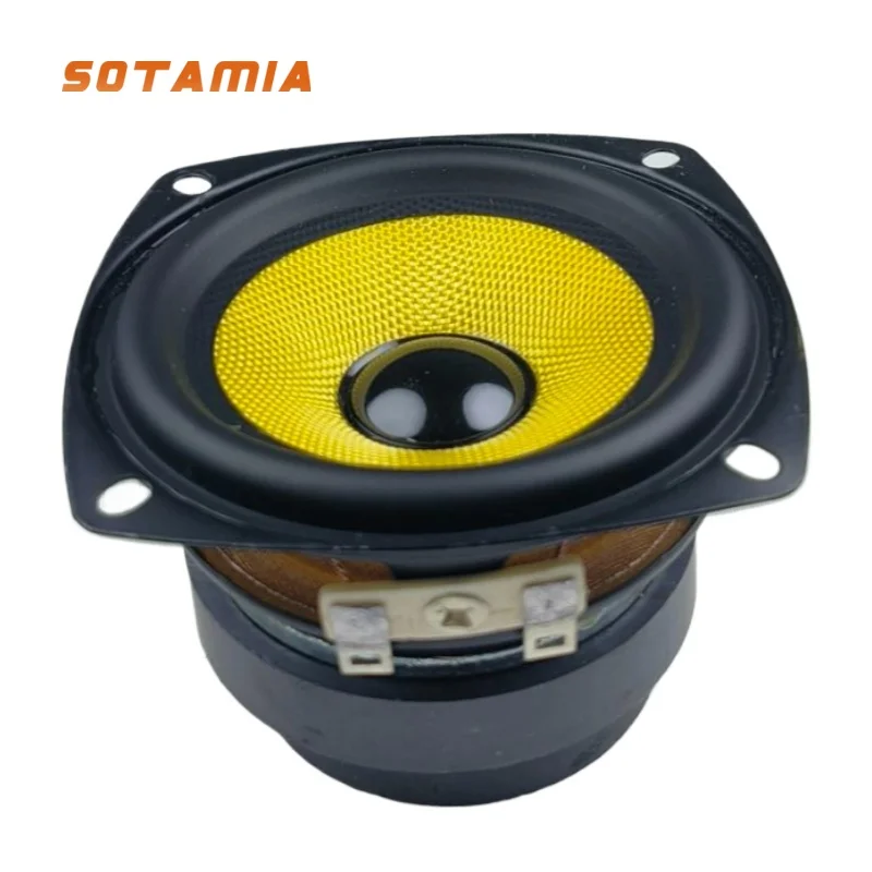 SOTAMIA 1Pcs 3 인치 방수 스피커 4 옴 10W 유리 섬유 음악 스피커 책장 DIY 오디오 휴대용 블루투스 스피커