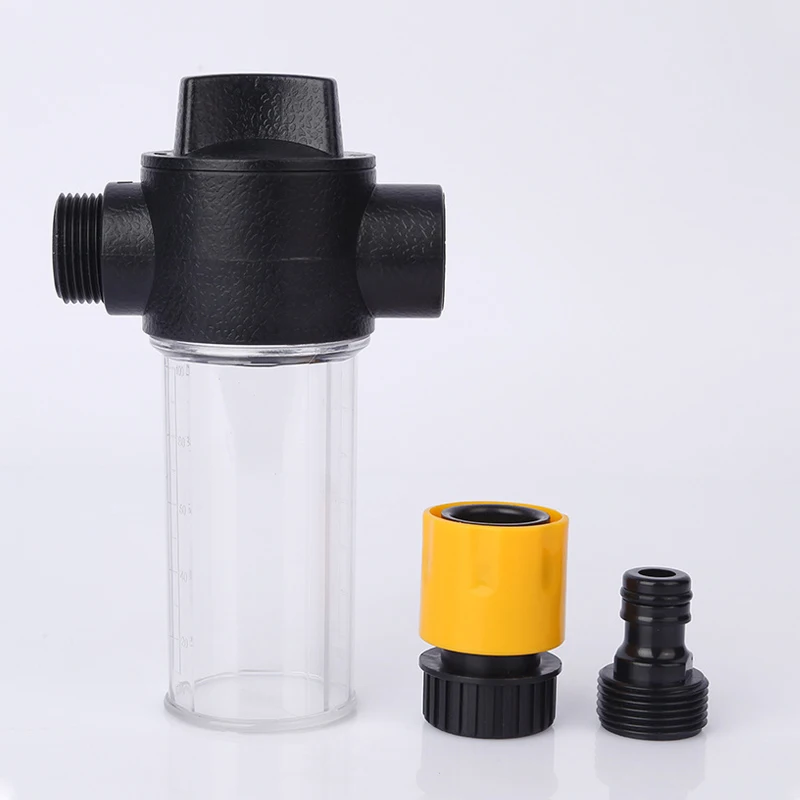 SEAMETAL Lavatrice per auto Generatore di schiuma Lavaggio di neve Schiuma Spray Bottiglia Lancia Sprinkler Pistola ad acqua ad alta pressione Ugello per tubo Strumento pulito - immagine 6