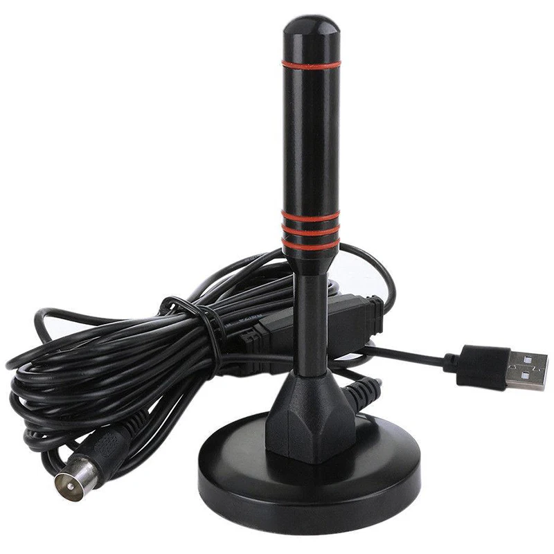 Antenna Tv Digitale Hdtv Interna Antenna Amplificata Gamma 200 Miglia Vhf Uhf Freeview R15