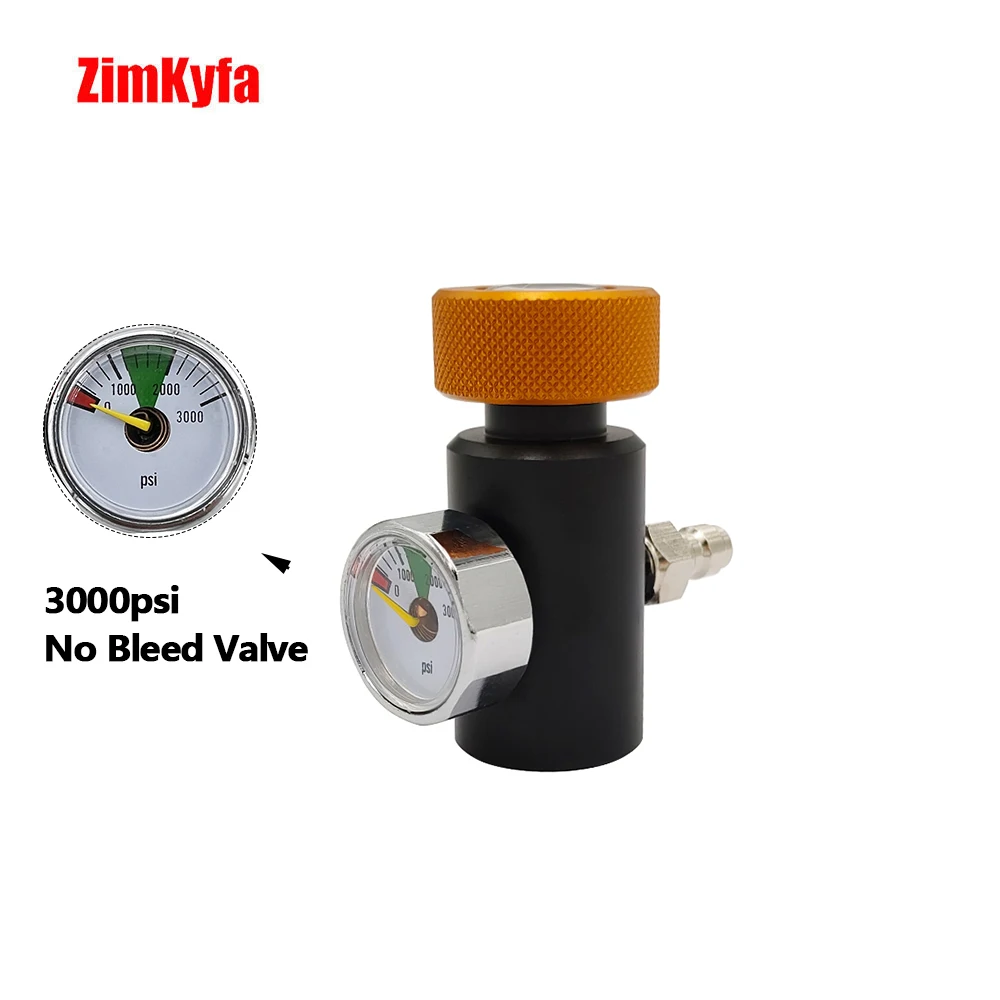 Adaptateur Remplissage Avec Manomètre Pour Bouteilles HP 4500 PSI (neuf)