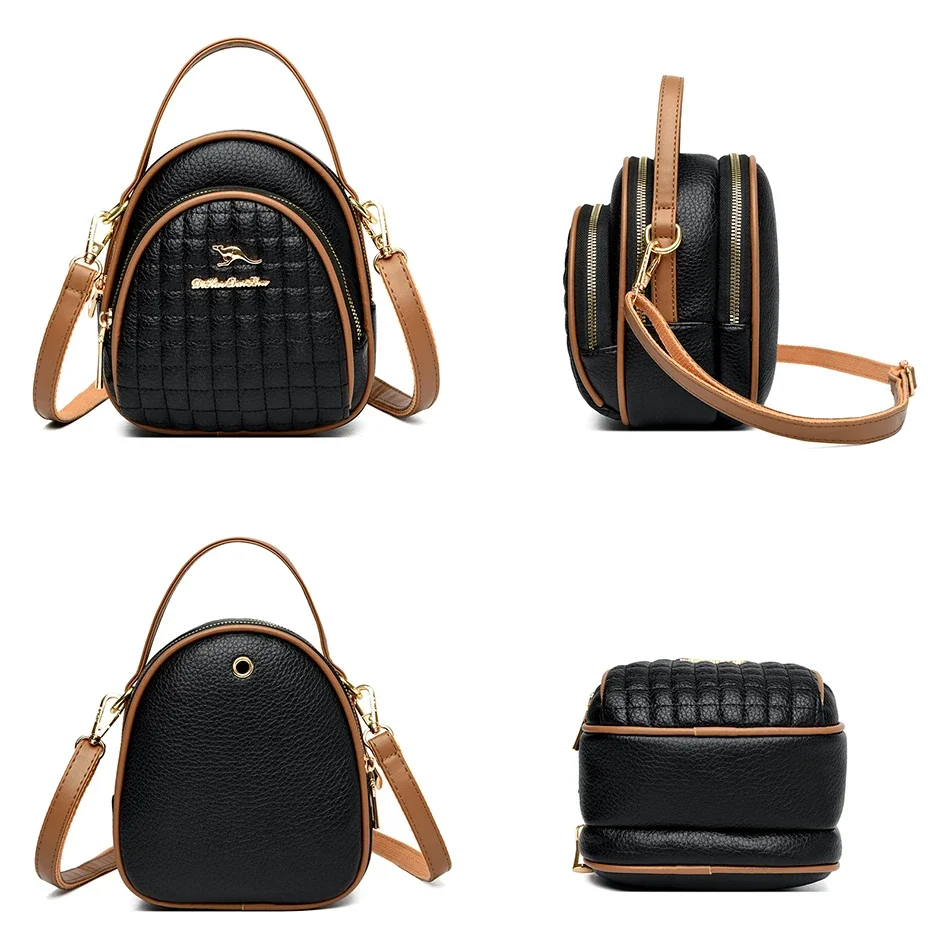 New Ladies Hand Messenger Bags High Quality Soft Leather Purses and Handbags Luxury Designer Women Shoulder Crossbody Bags