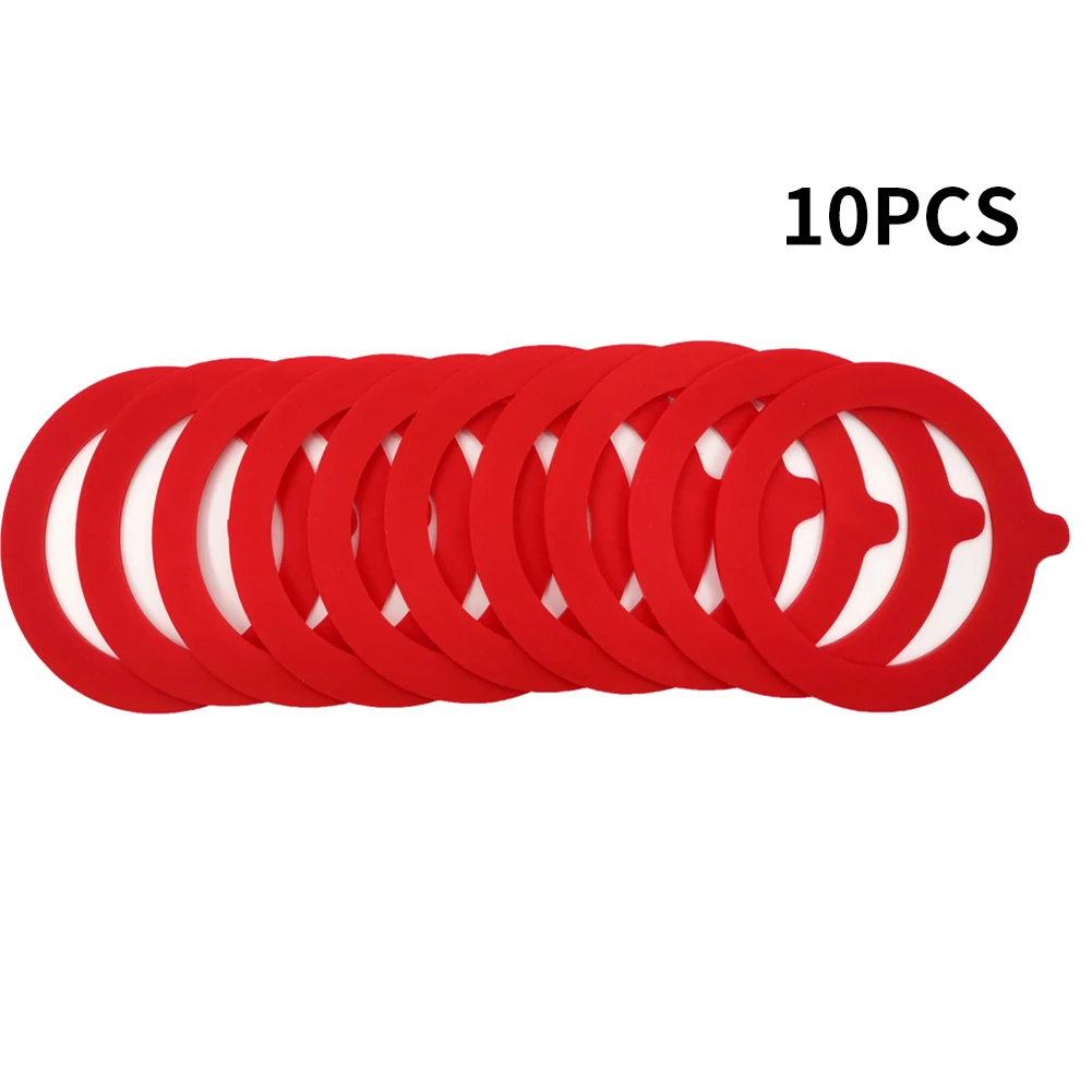 

Kitchen Storage Parts Kitchen Accsessories Replacement Gasket 10pcs 10pcs Airtight For Jar Lids Gasket Replacement