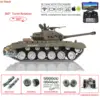 HENG LONG 1/16 7.0 FPV Camera Customized M26 Pershing Painted Green RTR RC Tank 3838 Metal Track Wheel Idlers Soldier TH17310 1