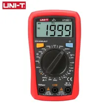 

UNI-T UT33A+ UT33B+ UT33C+ UT33D+ Palm Size Multimeter CAT II 600V LCD Display Test Lead Hanging Groove Ergonomic Design