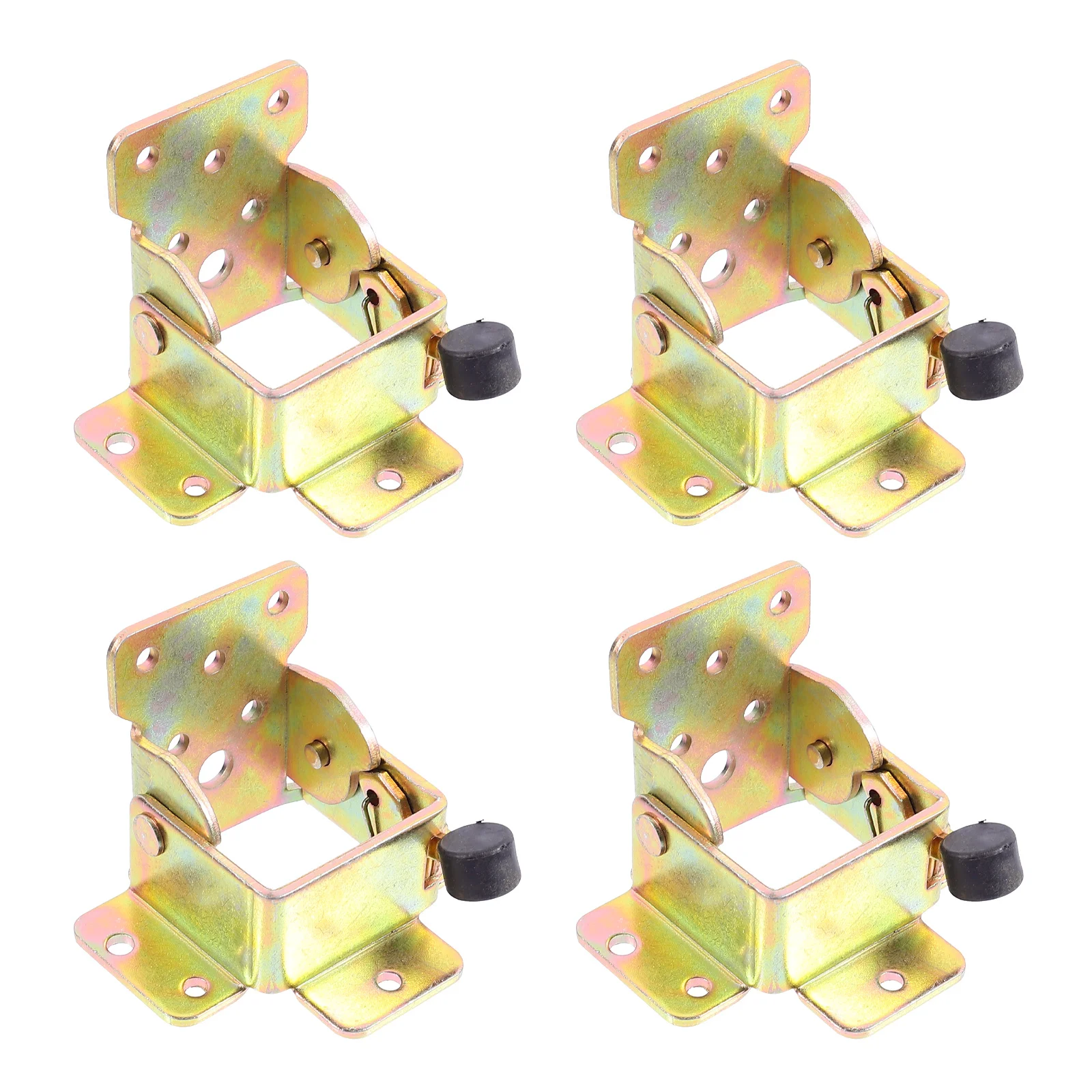 

4Pcs Table Legs Folding Hinge 90 Degree Folding Brake Table Leg Square Buckle