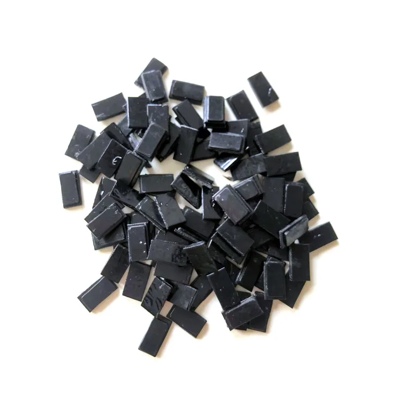 Flat Rebonded Keratin GLue100pcs Hair Extensions Keratin Bonding Glue Granule Fusion Nail Tip Rebonds Clear Yellow Color black