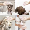 Pet Bathing Brush Soft Silicone Massager Shower Gel Bathing Brush Clean Tools Comb Dog Cat Cleaning Grooming Supplies 5