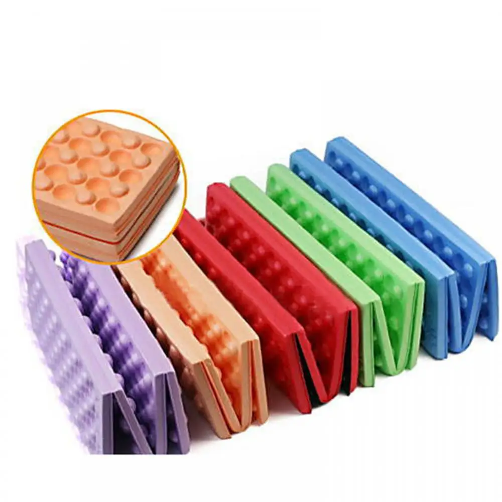 Portable Eggcrate Foldable EVA Foam Waterproof Waterproof Pad Picnic  Camping Mat Beach Chair Cushion Seat Pad Outdoor Tools