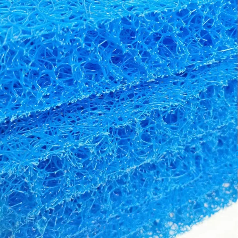 Aquariumfilter, super dicker biochemischer Filter, Kunststoffgeflecht, Rattanschwamm für Aquarien, Bio-Baumwollschaum, Skimmer, Neu, 4 cm – Detail 15