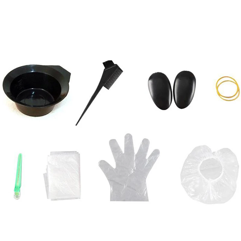 Description Picture 2 of item1 set Hair Color Dye Bowl Comb Brushes Tool Kit Set Tint Coloring Dye Bowl Comb Brush Twin Headed Brushes Set