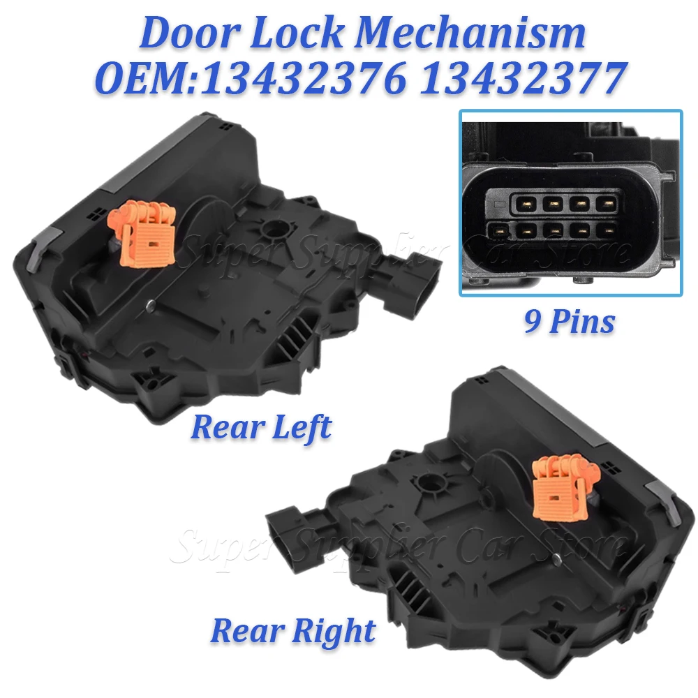 Meccanismo Bloccaggio Porta Posteriore Destro Per Opel Meriva 2010-2017 Diesel/Benzina