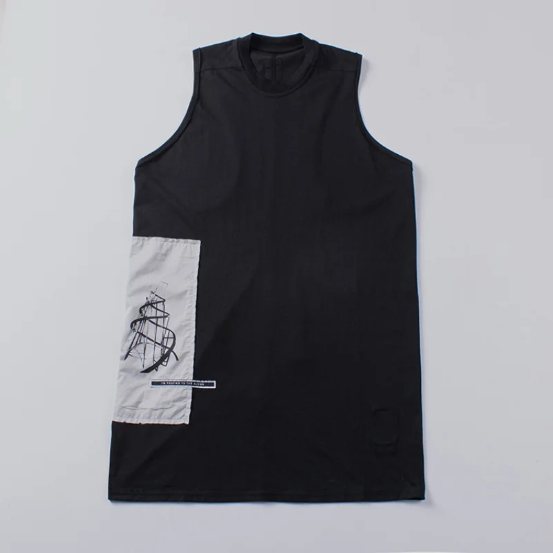 

Rick Men Clothings Y2k Streetwear Comfortable Cotton Women Bodysuit Short Sleeve Top RO Owens Graphic T Shirts