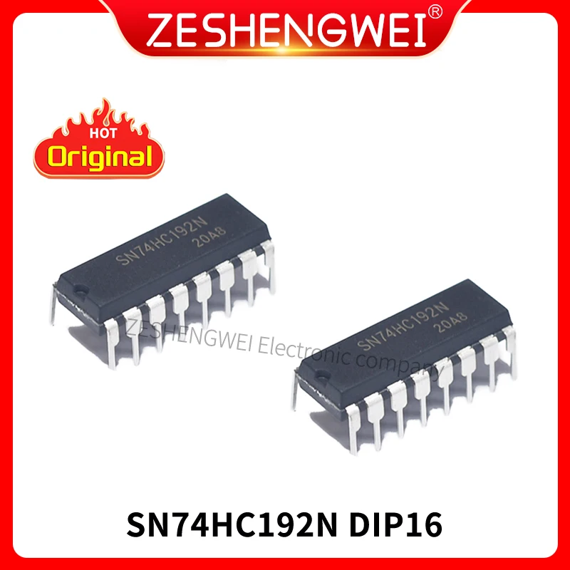 

10PCS SN74HC192N SN74HC192 74HC192N 74HC192 DIP16 Logic Circuit Reversible Counter