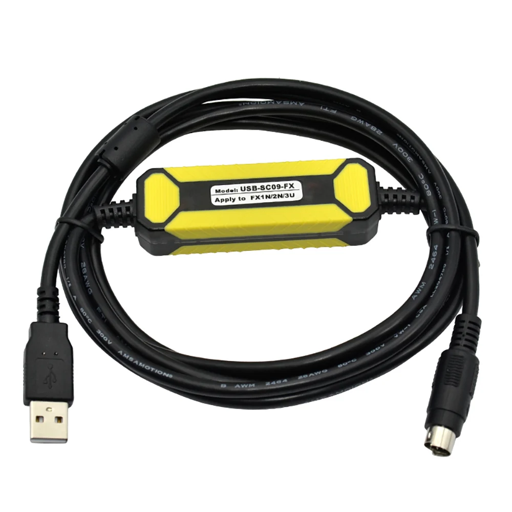 com FX-USB-AW FX2N, FX1N, FX0N, FX0S, FX1S, FX3U, USB-SC09-FX