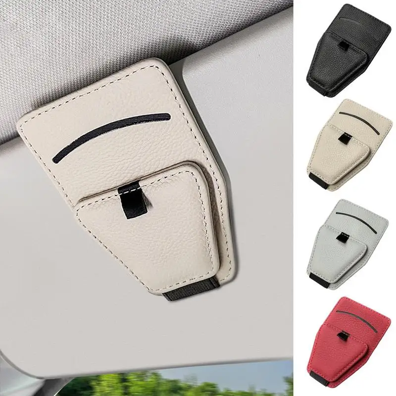 

Universel Car Auto Sun Visor Glasses Box Sunglasses Clip Card Ticket Holder Stand Fastener Pen Case Eyeglasses Car Accessories