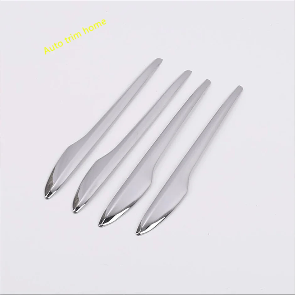 Car Style Outer Door Handle Trim Cover Accessories Protector Decoration Exterior Sticker For Lexus ES ES200 ES260 ES300H 2018 +