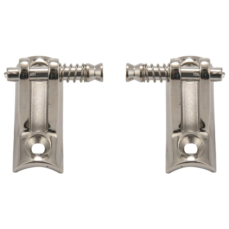 

Boat Bimini Top Deck Hinges Fitting Concave Base Hardware With Removable Pins Pair Of 6