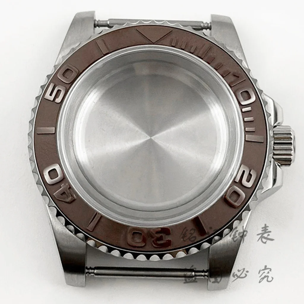 Deep Blue Bezel 40MM Diver Watch Case with Waterproof Sapphire Crystal