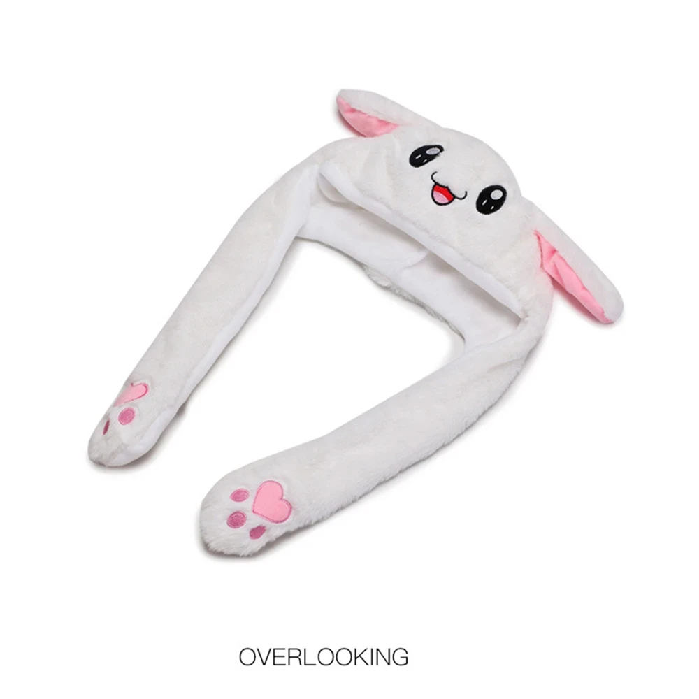 Women's Dancing Rabbit Ear Hat, Cute Caps, Plush Embroidery Women's Hat, Warm Wrap, Gift for Kids, Children, Girls, Boy