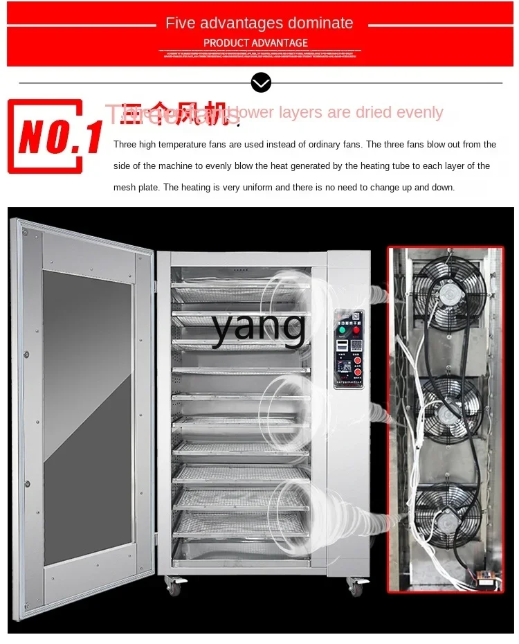 L'm'm Commercial Fruit Dryer Large Vegetable and Fruit Food Air-Dried