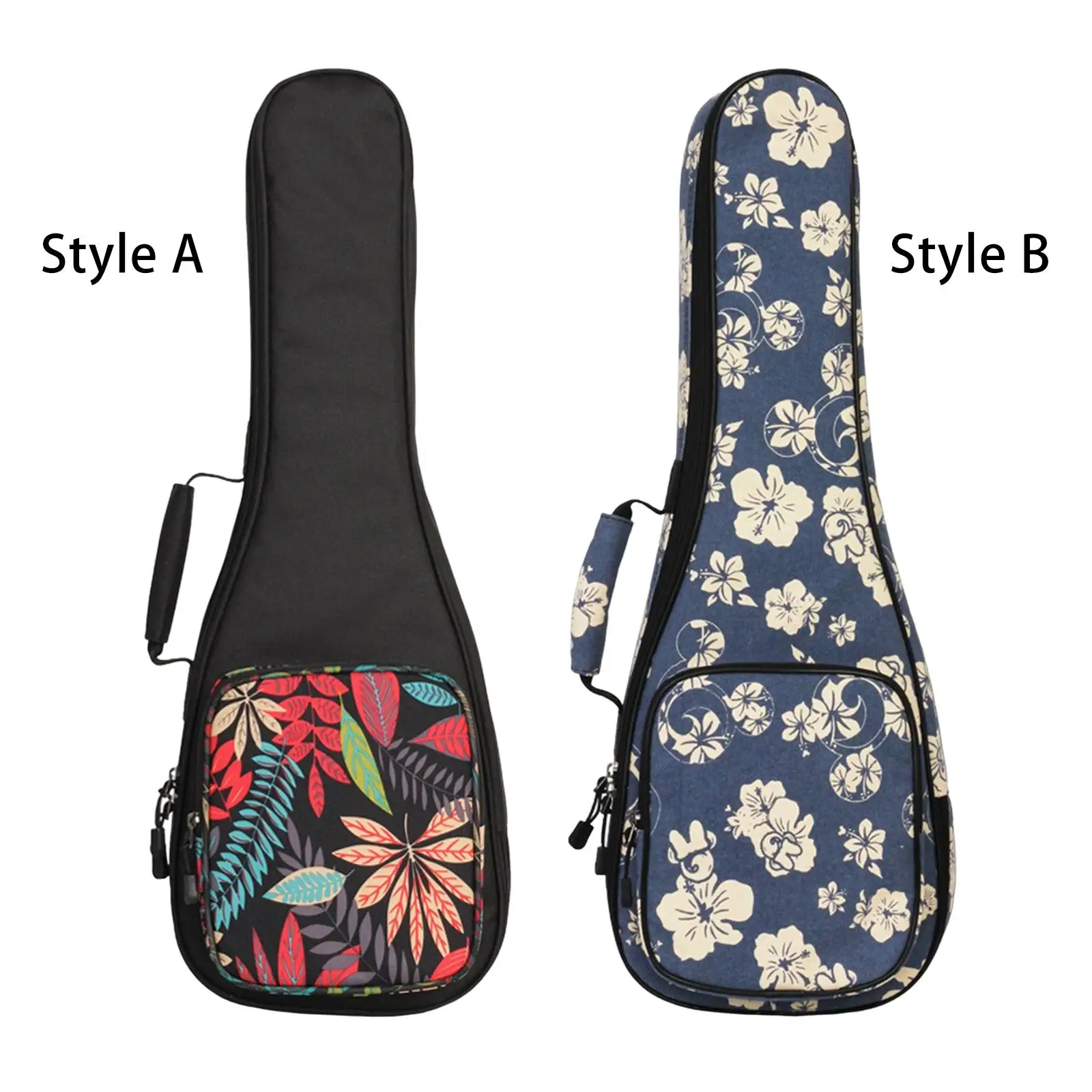 Ukulele Backpack with Pouch Adjustable Straps Portable for Accessories