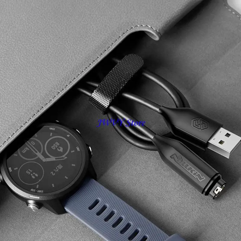 573A Smartwatch-Ladegerät, USB-Stromkabel, Datensynchronisierungskabel, Netzteil für – Detail 1