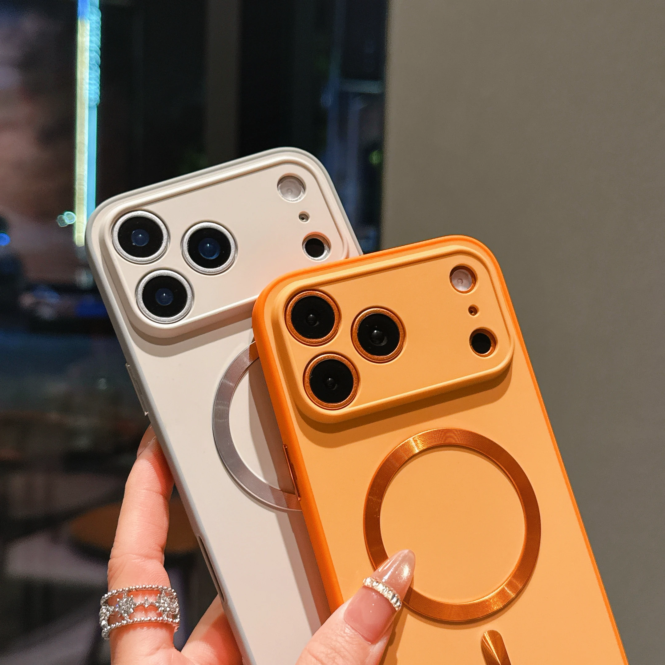 Magnetic Bumper Phone Case with MagSafe Wireless Charging Compatibility