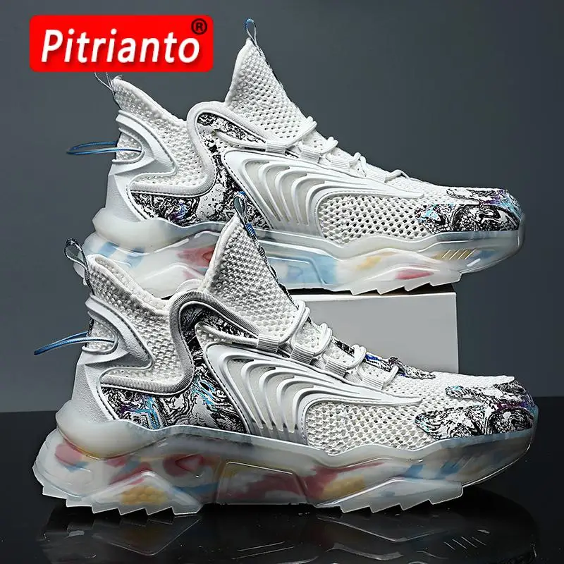 

Men's Sneakers Male Sports Casual Shoes Men Spring New Breathable Running Shoe Vulcanized Shoes Summer Trainers