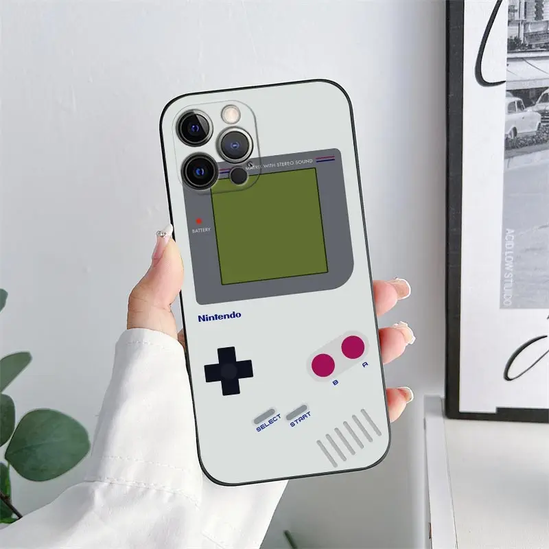Vibrant Handheld Gaming-Themed Phone Case