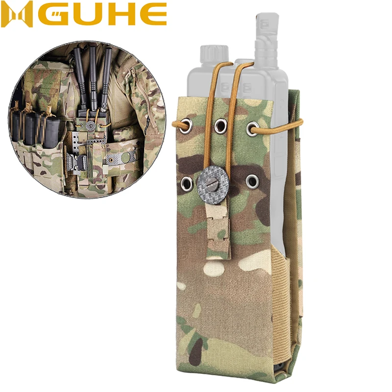 

Molle universal radio bag, adjustable tactical radio stand bag, two-way radio holster, military storage case walkie-talkie bag