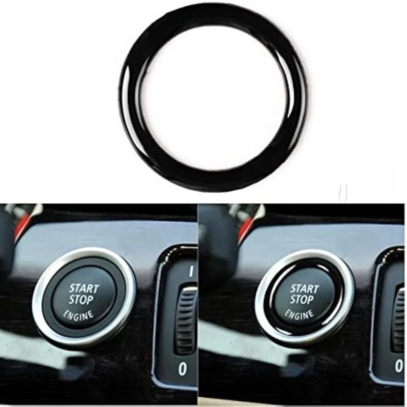 

Glossy Black Engine Start Stop Switch Button Cover Trim for BMW 3 Series E90 E92 2006-2012, for Z4 E89
