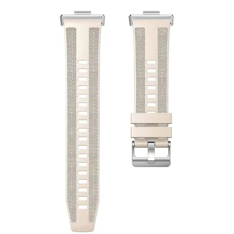 Breathable Silicone+Nylon Strap for Smartwatch - Premium Fit & Comfort