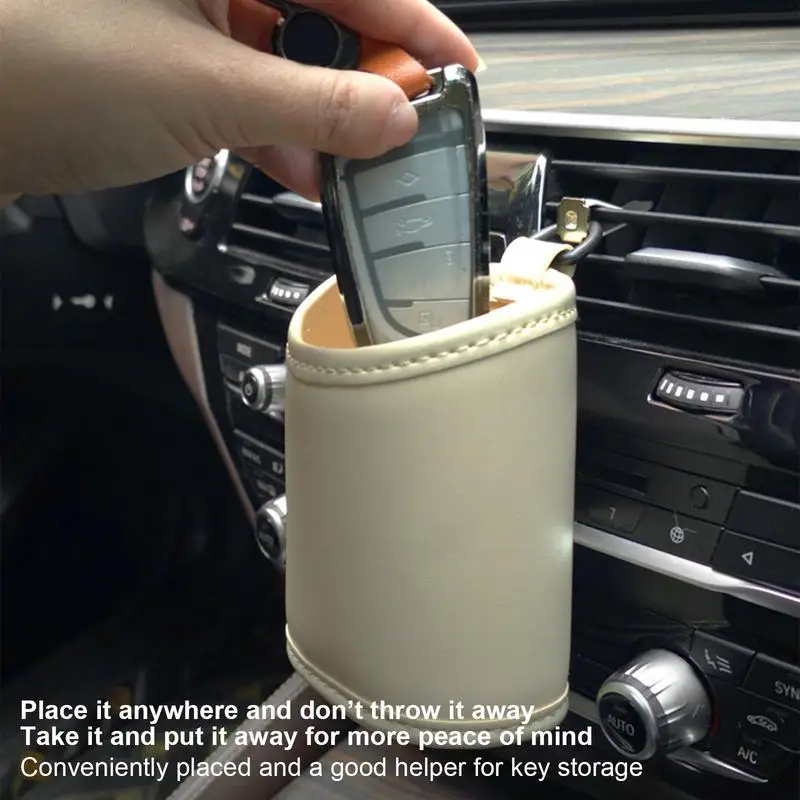Universal Car Air Vent Storage Bag Organizer Auto Air Outlet Phone Storage Box Multifunzionale Interior Car Pocket Organizer