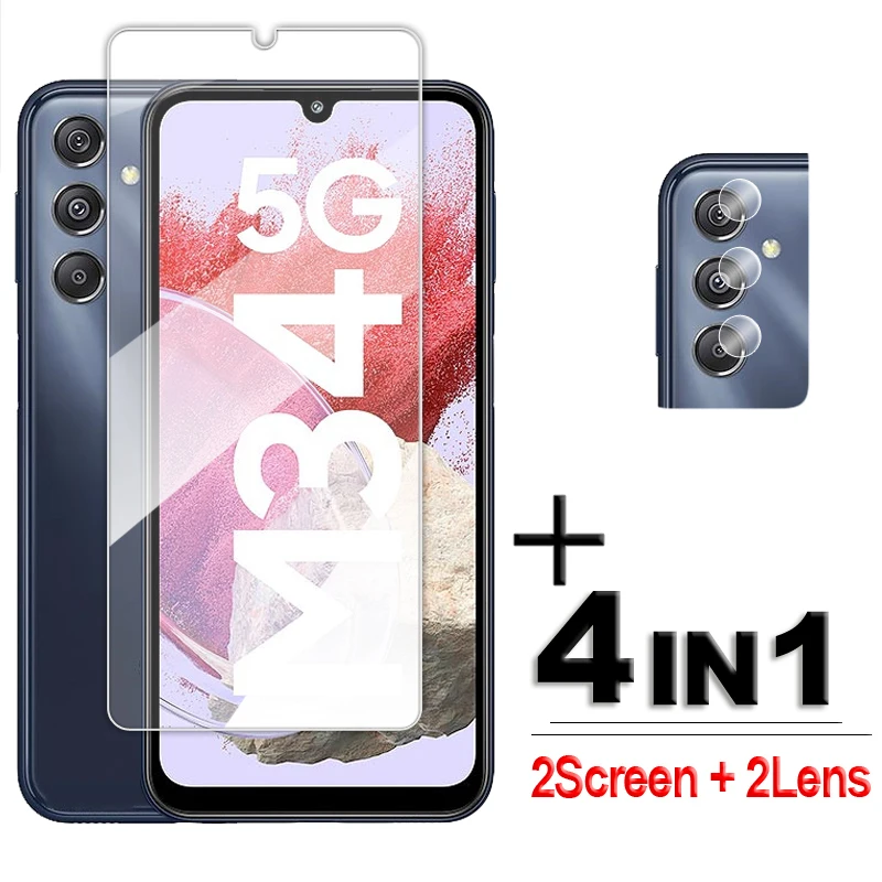 

For Samsung Galaxy M34 Glass 6.5 inch Transparent Screen Protector For Samsung M34 Tempered Glass Samsung Galaxy M34 Lens Film