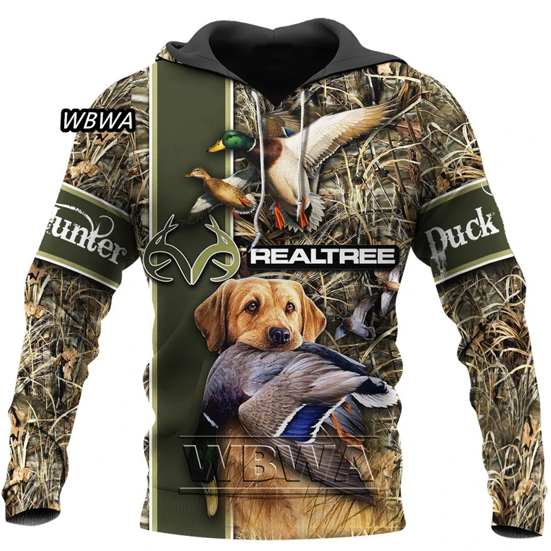 

Duck Hunting Camo 3D Printed Hoodies Men/women Hipster Streetwear Outfit Spring Boys Hiphop Hood Sweatshirts Tops Clothes yk098