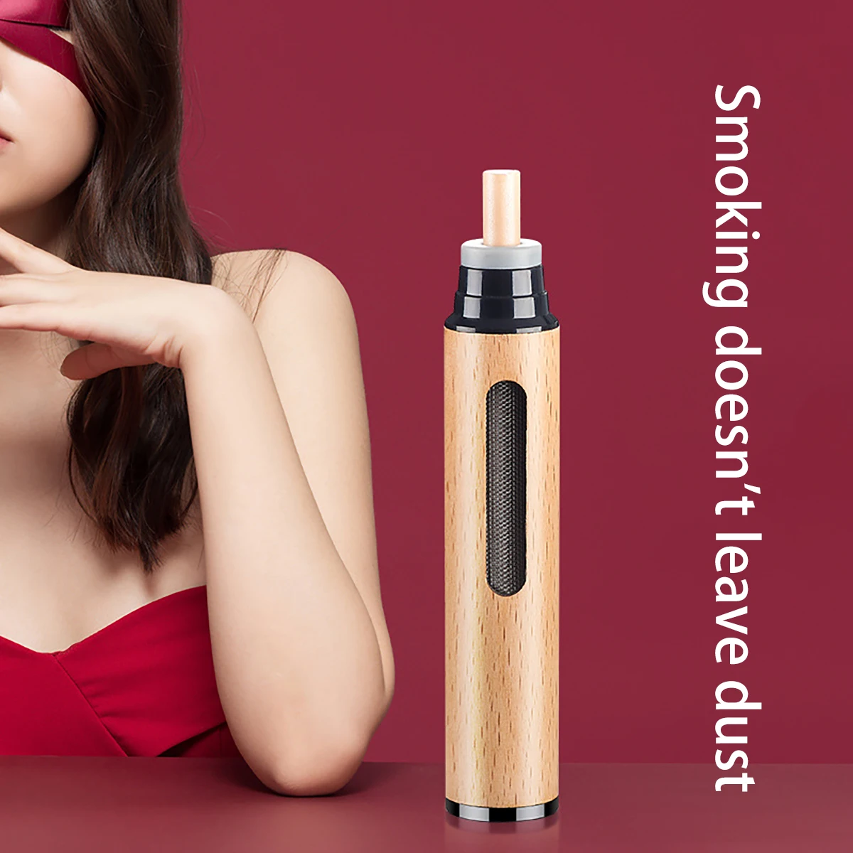 Portable Ashtray, Cigarettes Ashtray, Wood Ashtray 1 portable mini car mounted wooden ashtray no dust falling suitable for 3 sizes smoke proof suitable for offices