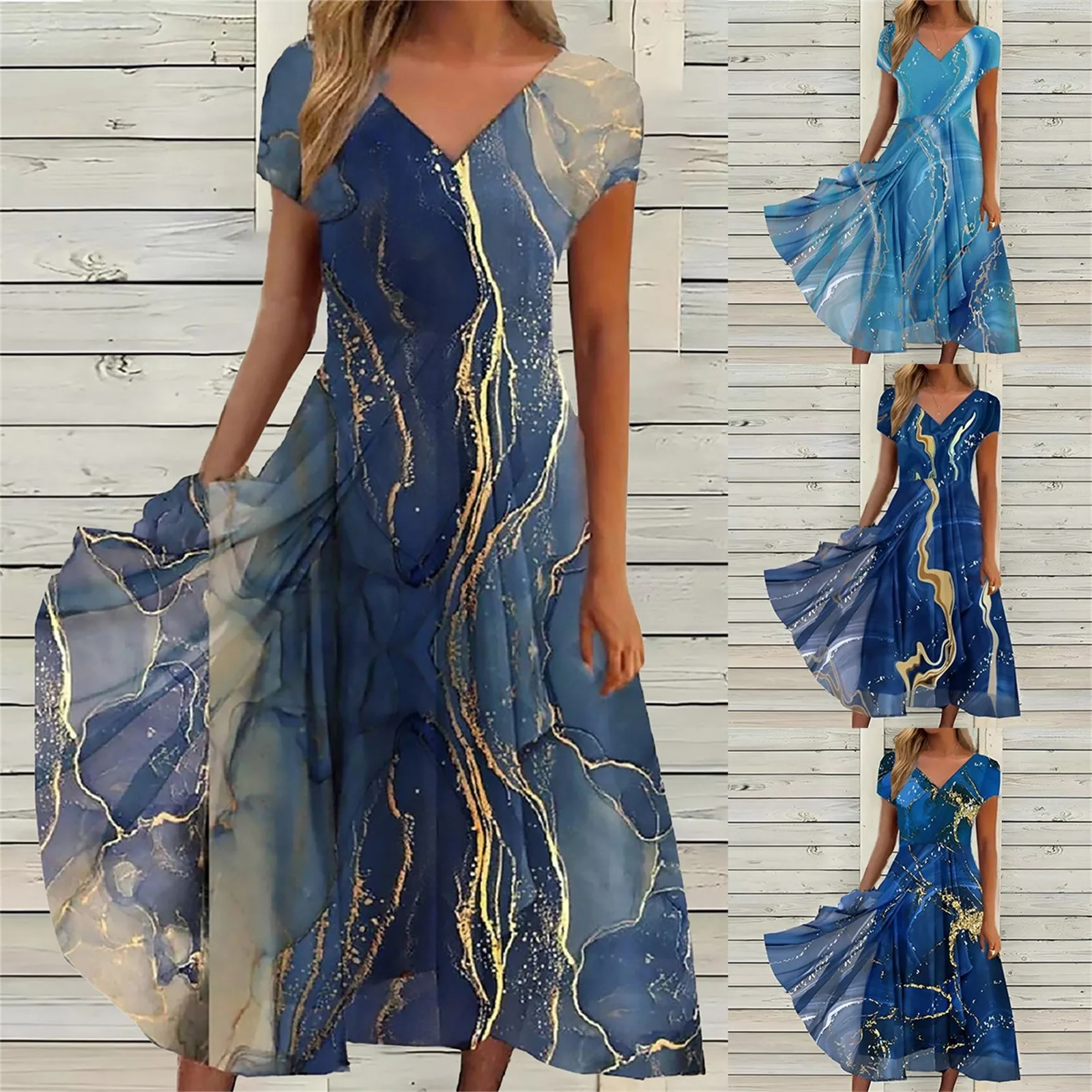 

Women'S Dresses Dress Casual Fashion Knitted Patchwork Women'S Dresses Dress Prom Female Robe Gown Vestidos Para Mujer