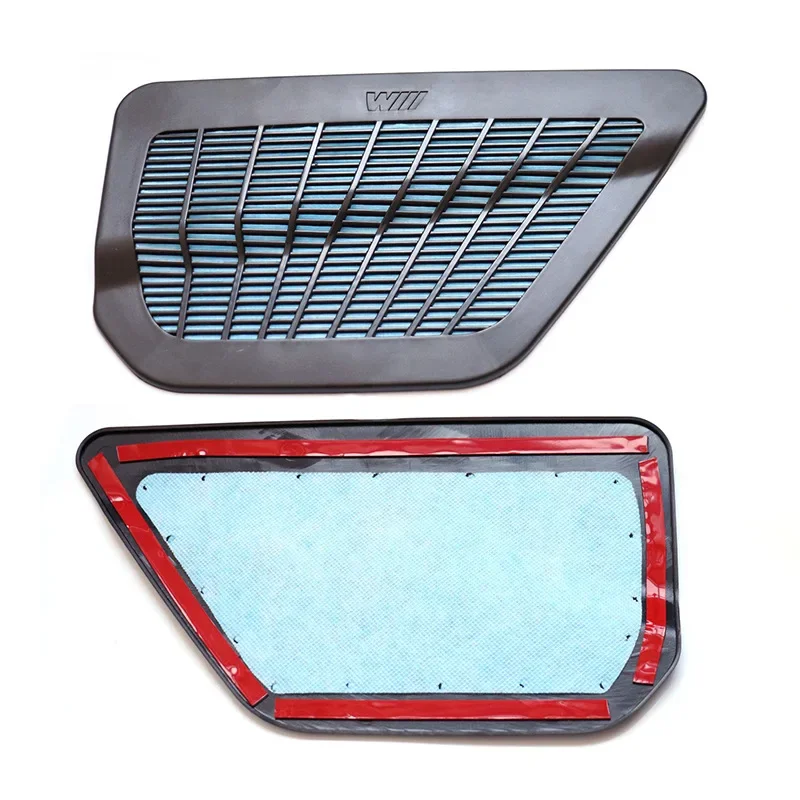 

The air conditioning vent protective cover under the seat is modified to prevent clogging